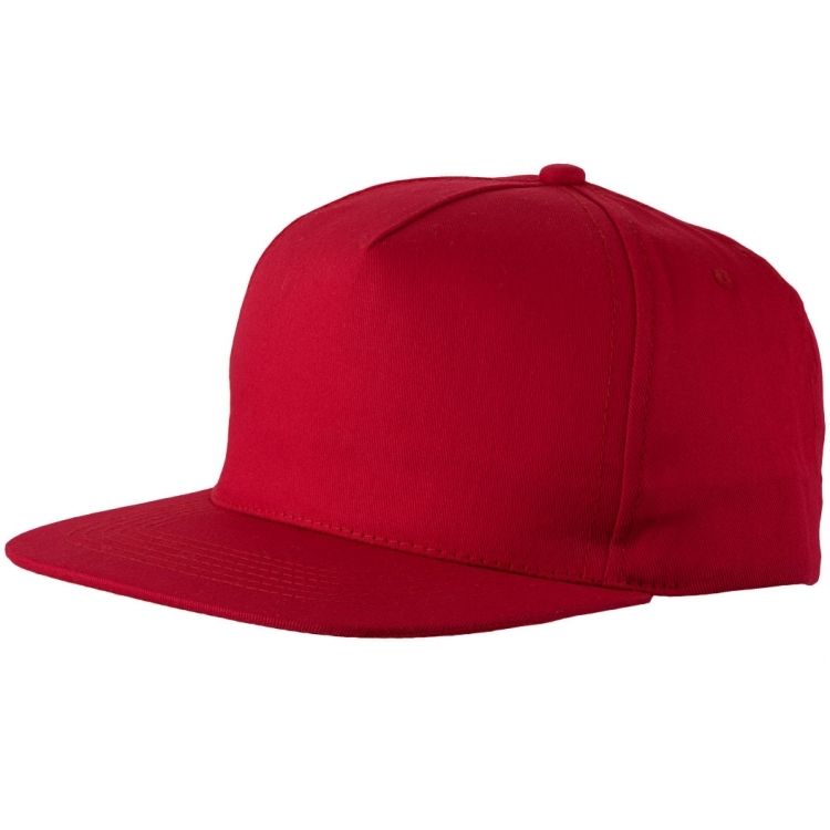 Rode snapback cap bedrukken